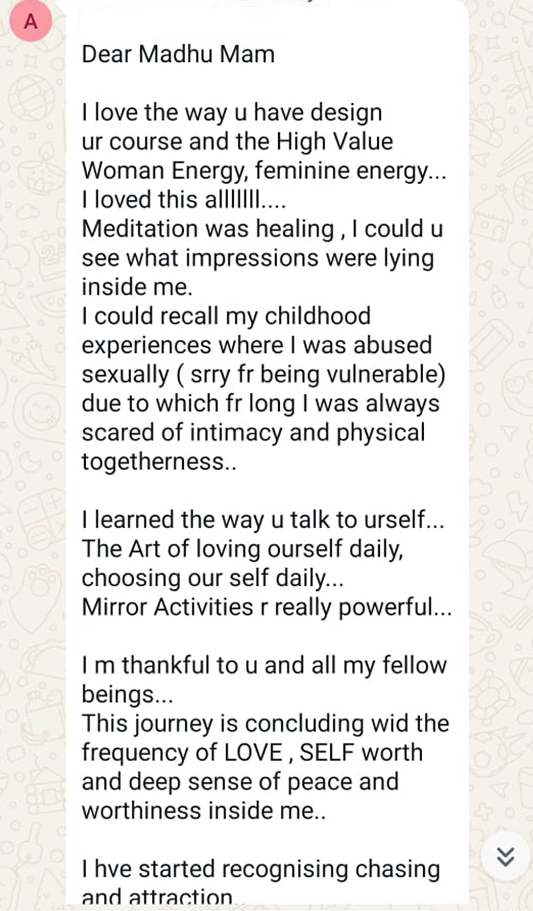Testimonial