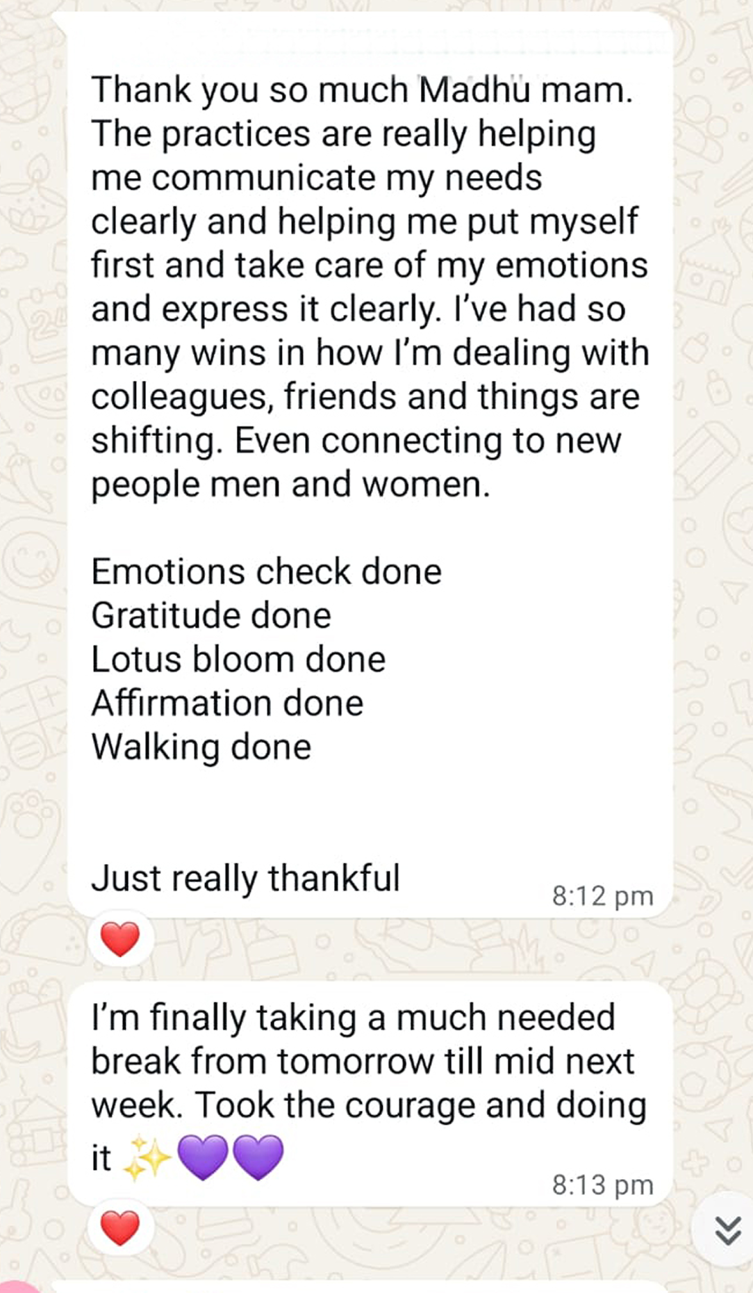 Testimonial